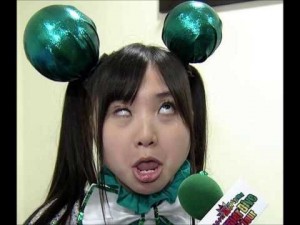 ももクロ、有安杏果、めっちゃ変顔